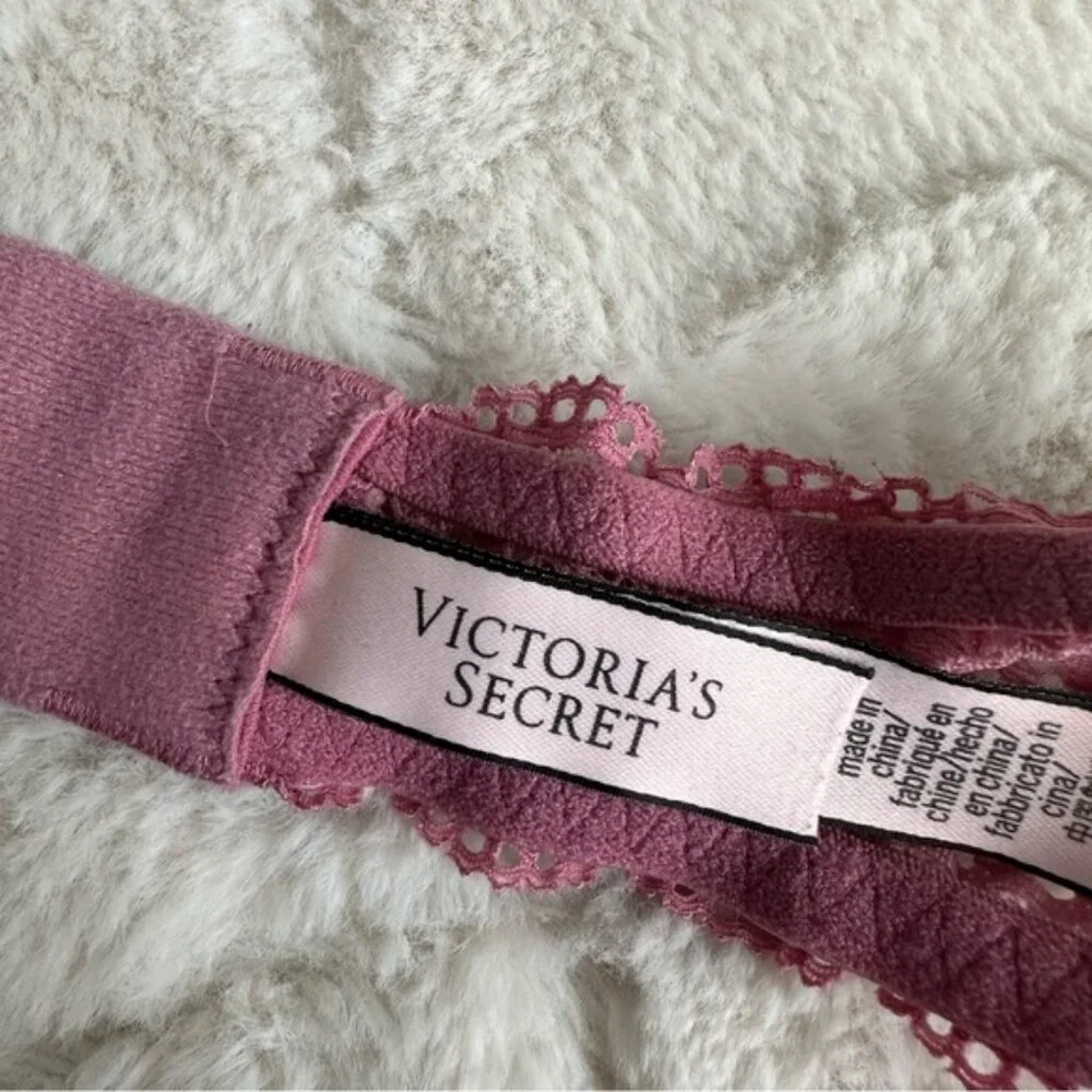 Victoria's Secret | Mauve Lace Bralette Halter long line | Size Medium